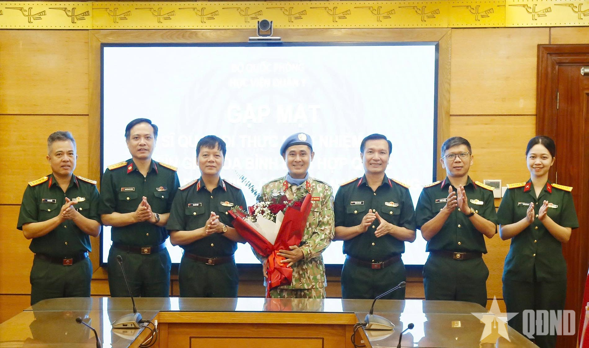 Phát huy truyền thống Học viện Quân y, hoàn thành xuất sắc nhiệm vụ gìn giữ hòa bình Liên hợp quốc